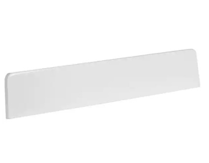 Glacier Bay 2 in. W Composite Vanity Sidesplash in White 15-7/8″