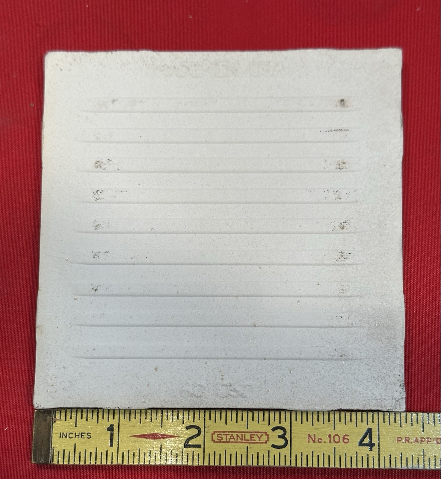 1 pc. Sandalwood by American Olean Co. #35, 4-1/4″ Light Brown, New Old Stock