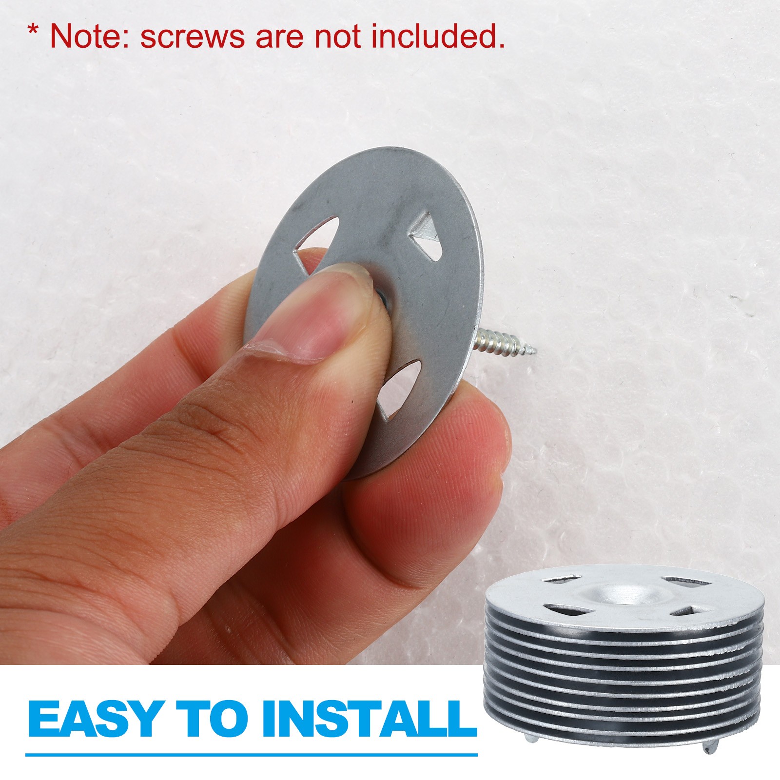 41mm Insulation Washers, 150pcs Metal Insulation Washers Perforated Washers