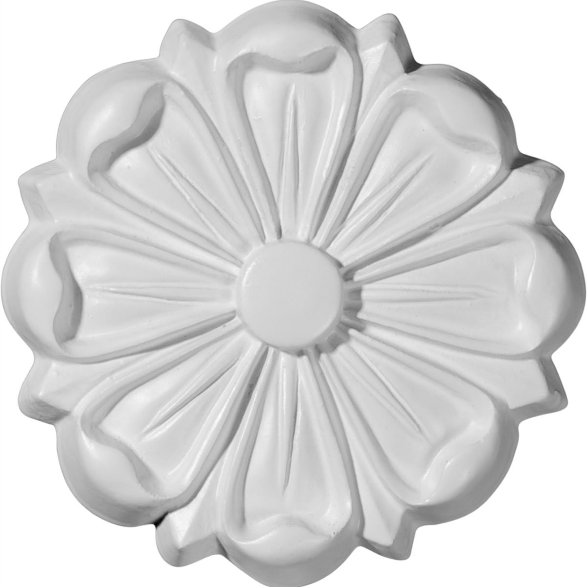 ROS06X06ST Stockport Round Rosette 6 1/2″OD x 7/8″P Primed