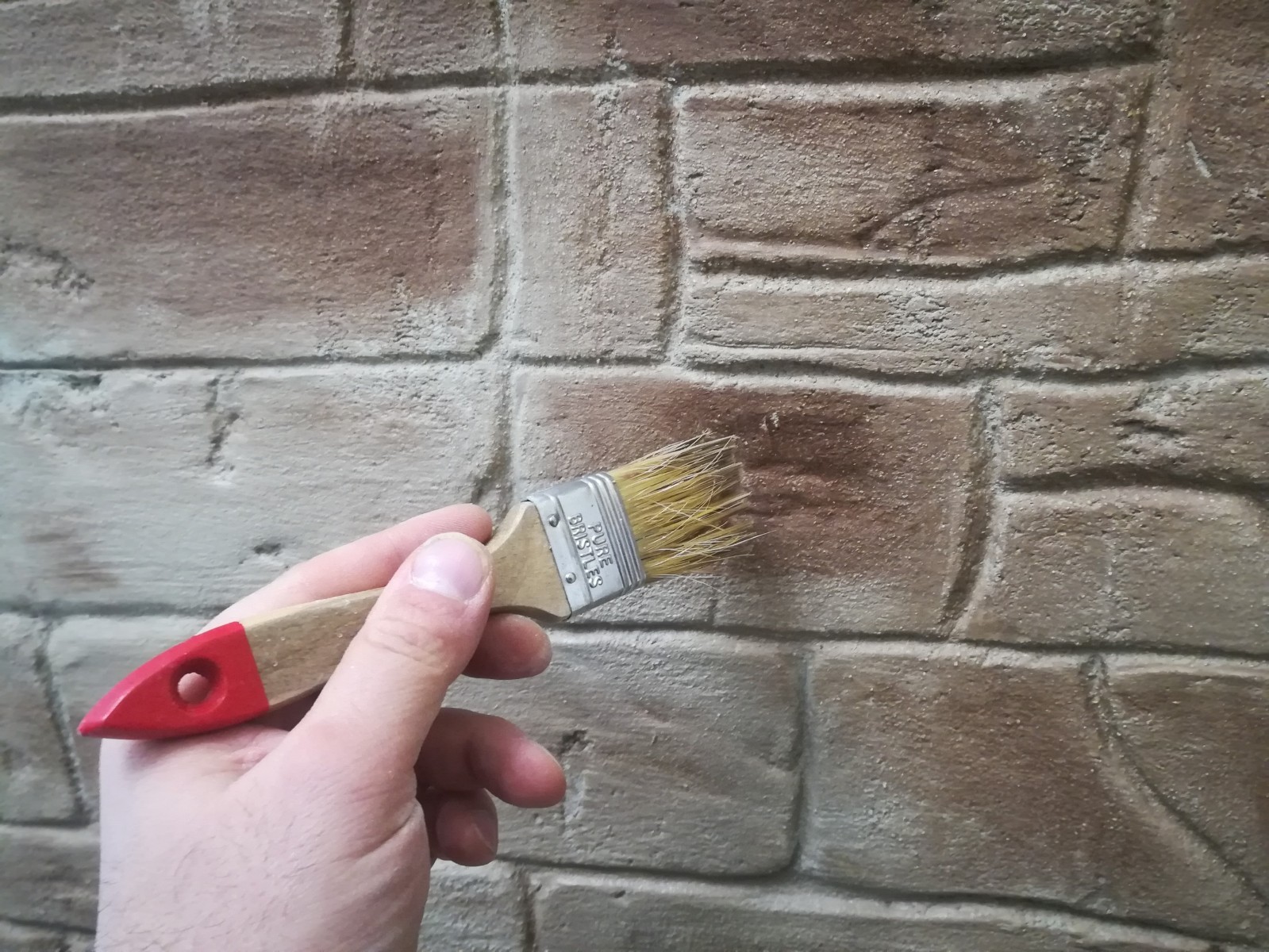 Mold for Plaster Printed Fake Stone Wall Vertical Concrete Stamp Butterfly