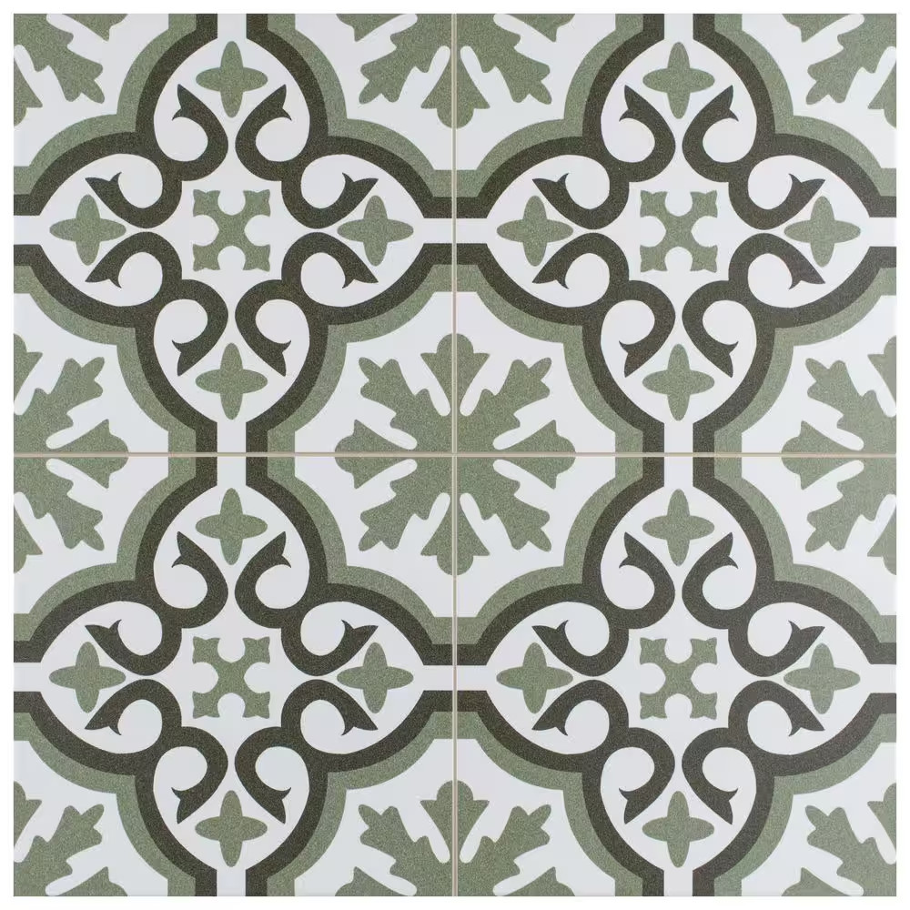 Berkeley Essence Eden 17-3/4 In. X 17-3/4 In. Porcelain Floor and Wall Tile (13.