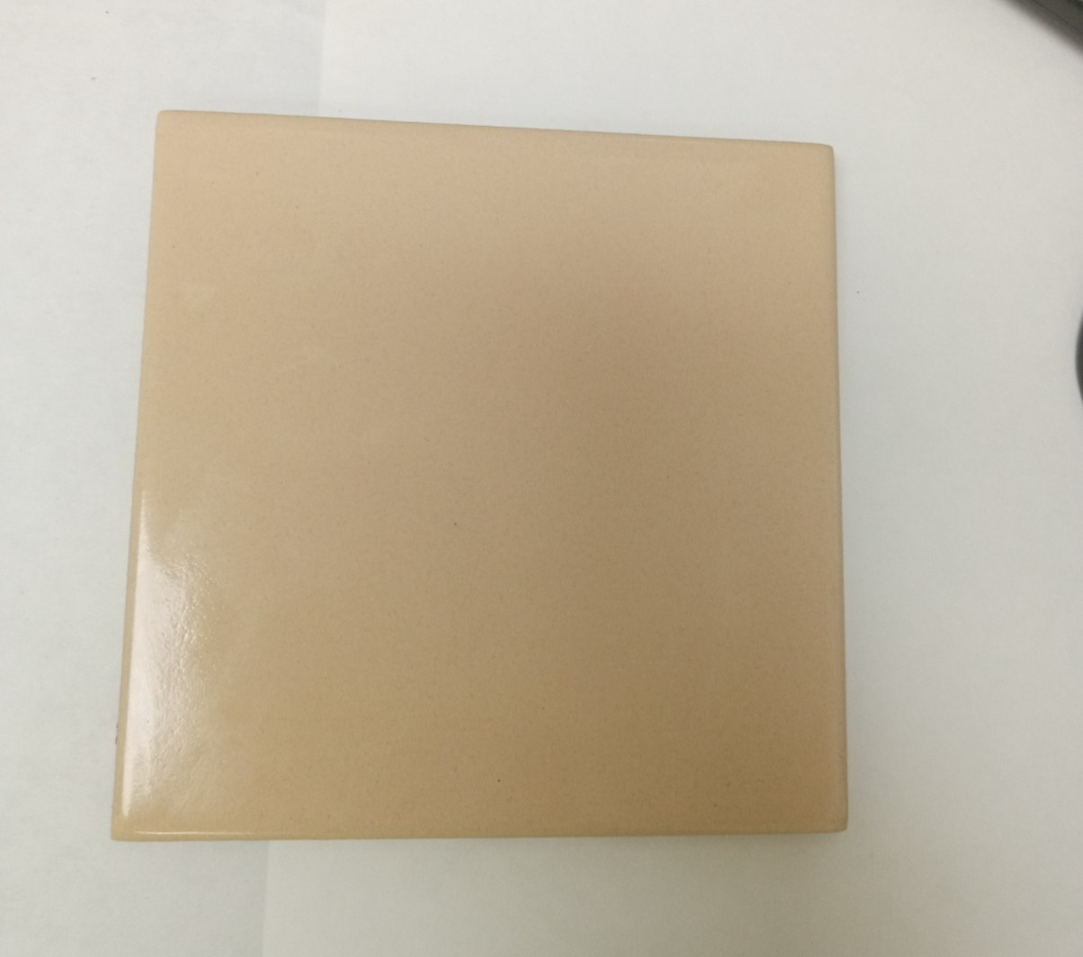 4×4 Tile Glossy Melon Orange Square Loose Wall Remodel Ceramic C#540-466 Sample