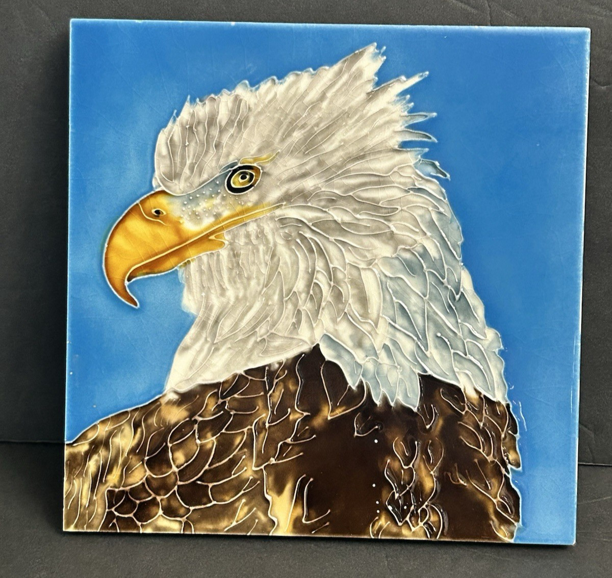 Bald Eagle Bird Backsplash 8×8 Decorative Wall Art Ceramic Tile