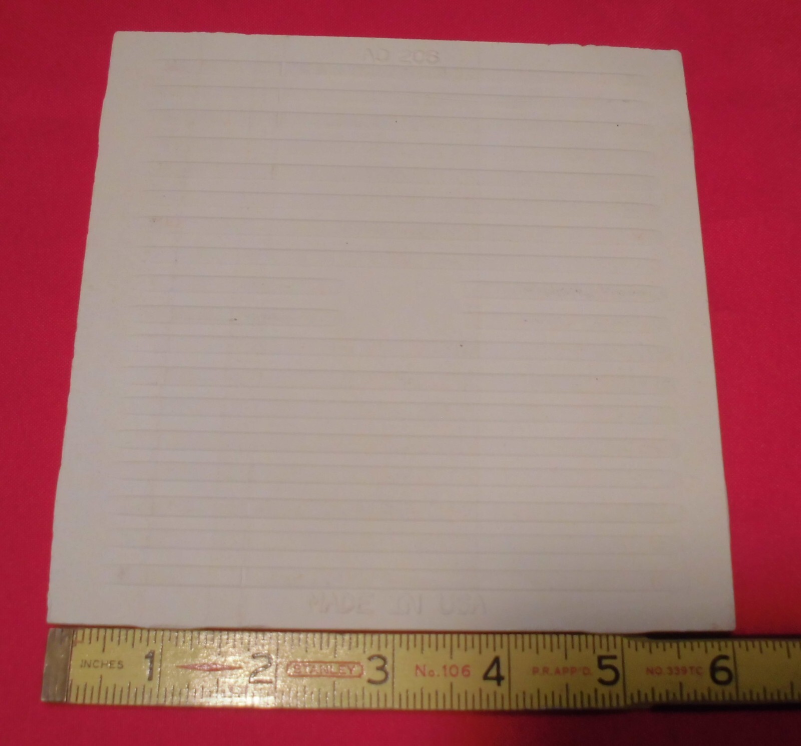 1 pc. 6″ X 6″ Matte Ceramic Tiles *Sterling Silver Gray* American Olean, NEW