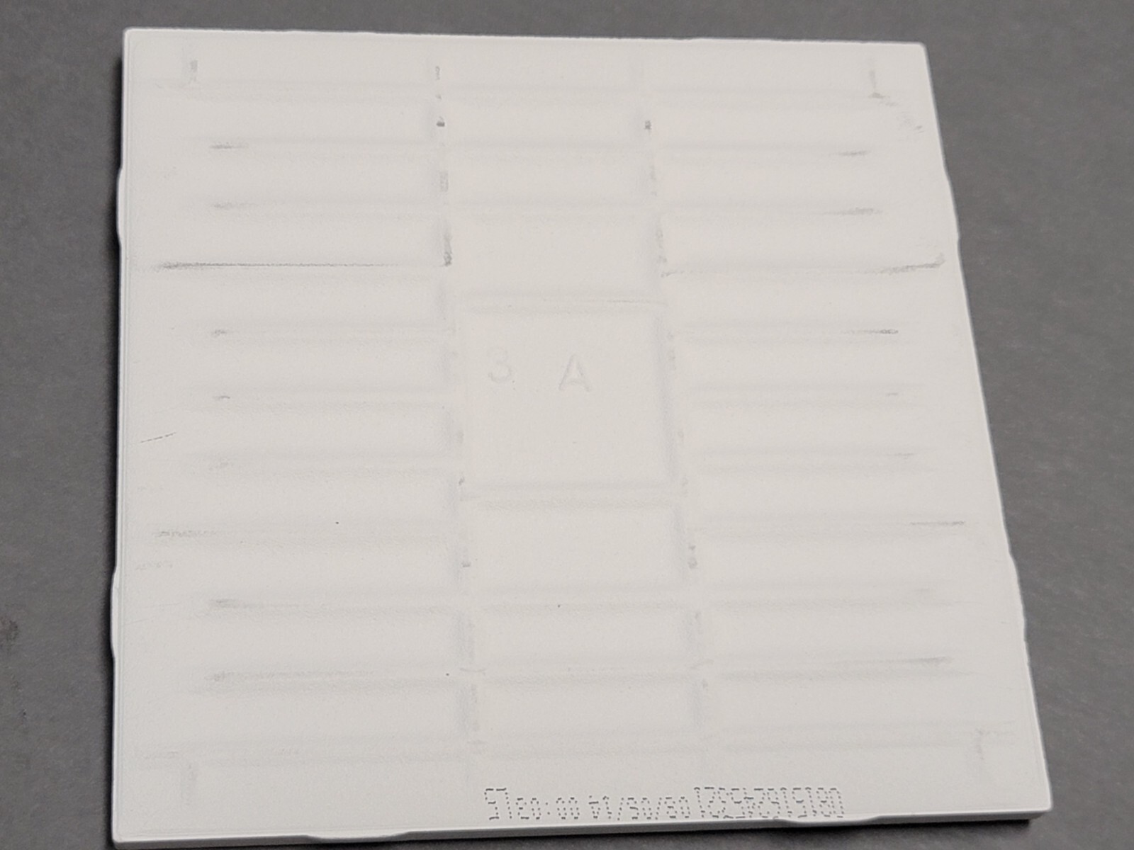 1 pc. AMERICAN OLEAN 6″ x 6″ Ceramic Tile – Glossy White Biscuit NEW NOS