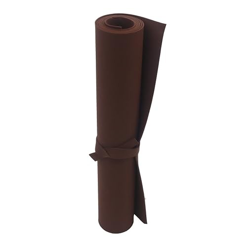 OISAKLD EVA Foam 2mm-10mm 13.7″×39″ Craft Foam Sheet 74 2mm -Thickness Brown