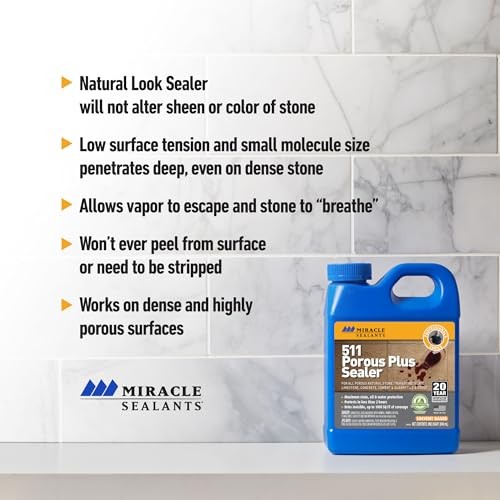 511 Porous Plus Premium Countertop, Stone, and Tile 16 Fl Oz (Pack of 1)