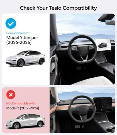 Tesla New Model Y Juniper Accessories Sunshade Model Y Juniper 2025-2026 Black