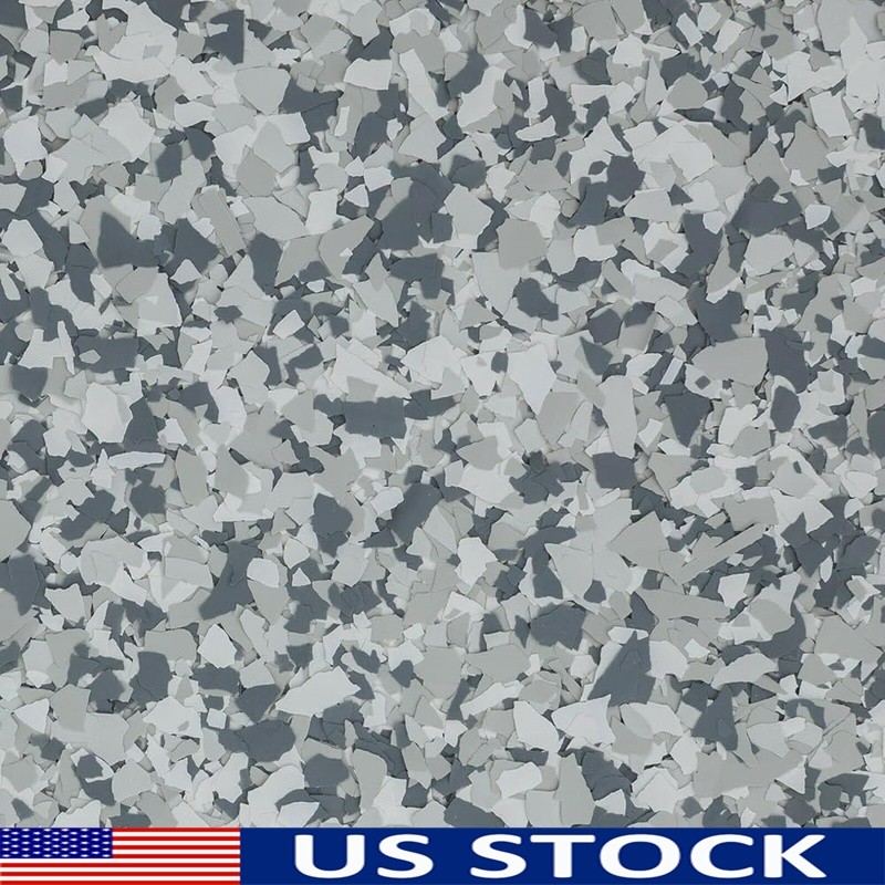 Flake Epoxy Flooring Durable Non-Slip Coating System Easy Clean Full Broadcast