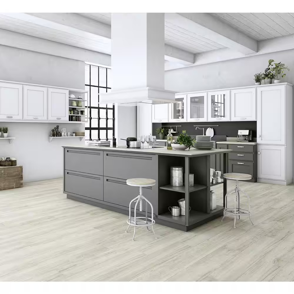 Lakeshore Pecan Stone 7 Mm T X 7.6 In. W Laminate Wood Flooring (24.2 Sqft/Case)