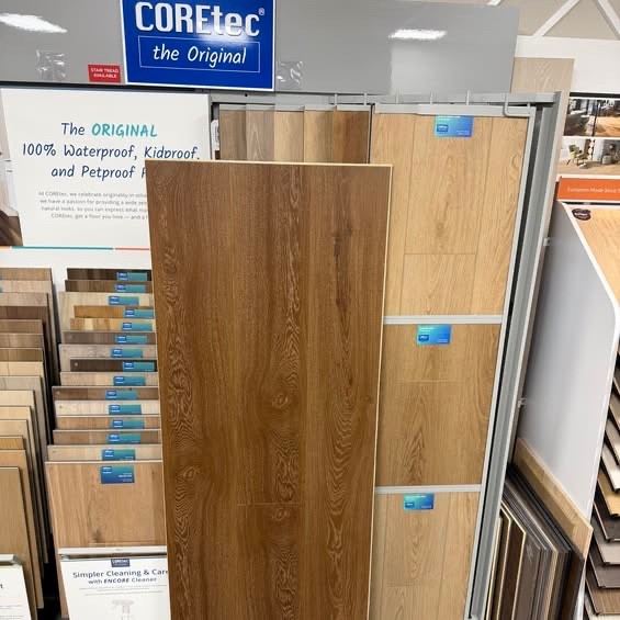 Premium Coretec Enhanced, 22 Mil Wear Layer 9”x72”Boards in Crimson Flame