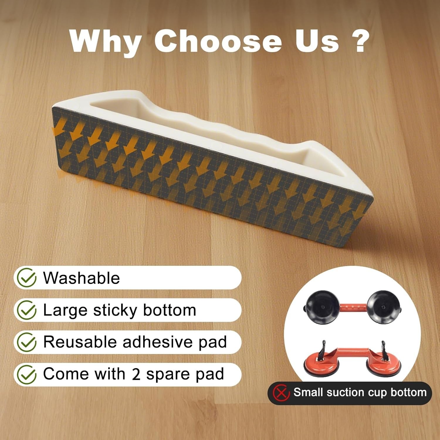 Floor Gap Fixer Tool, Heavy-Duty Plank Grabber Laminate Flooring Tools Wood F…