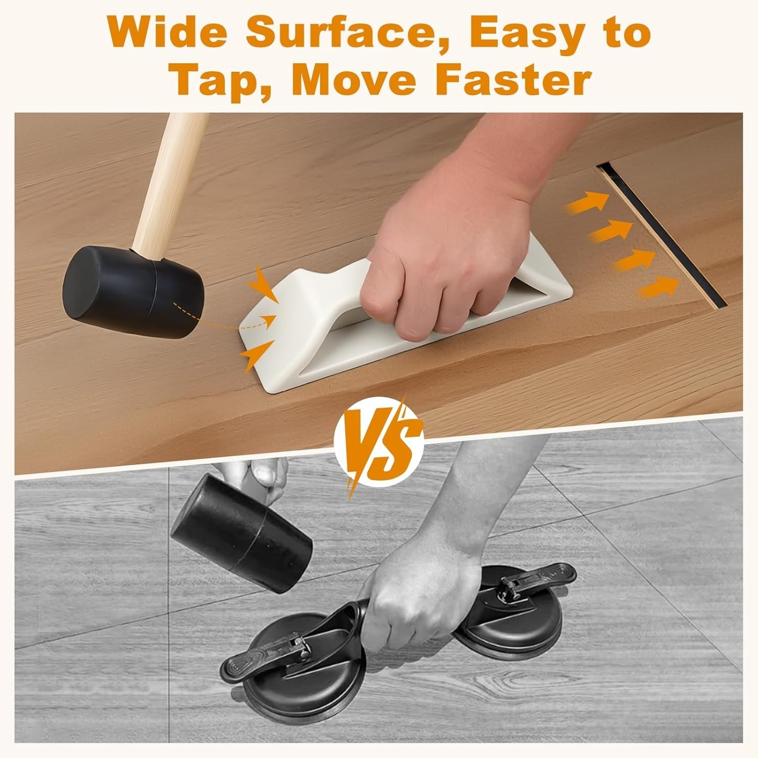 Floor Gap Fixer Tool, Heavy-Duty Plank Grabber Laminate Flooring Tools Wood F…