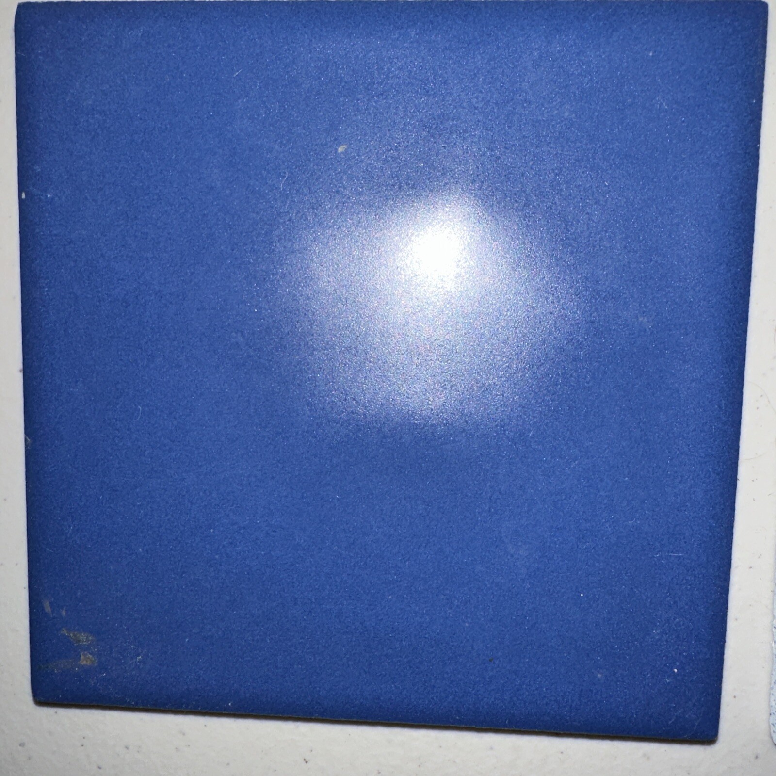 Tiles 8 blue glase 4 3/8” Made In USA