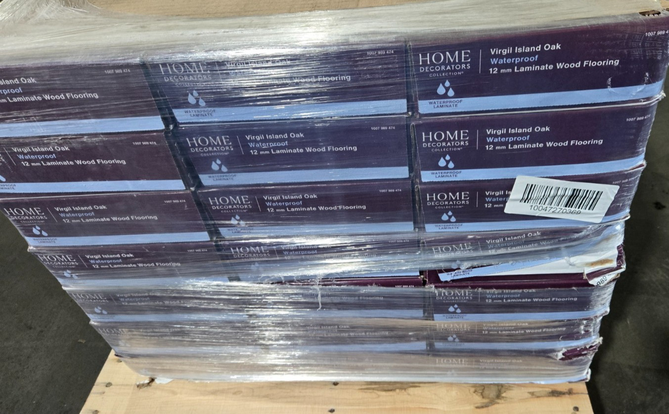 Pallet Sale – Home Decorators Virgil Island Oak Flooring 10mm – 21 cases