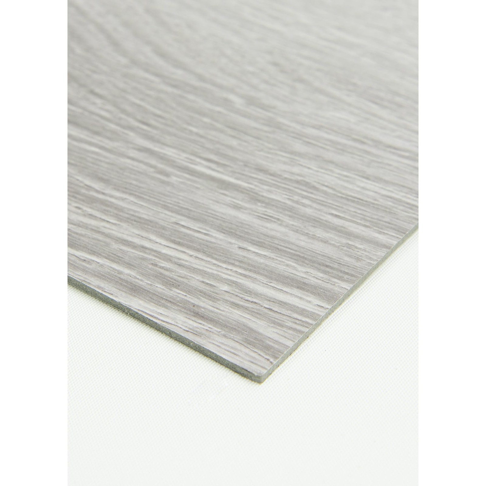 FloorPops FPW6159 Light Grey Peel & Stick Wood Floor Planks 36×6-in 7 Tile Pack