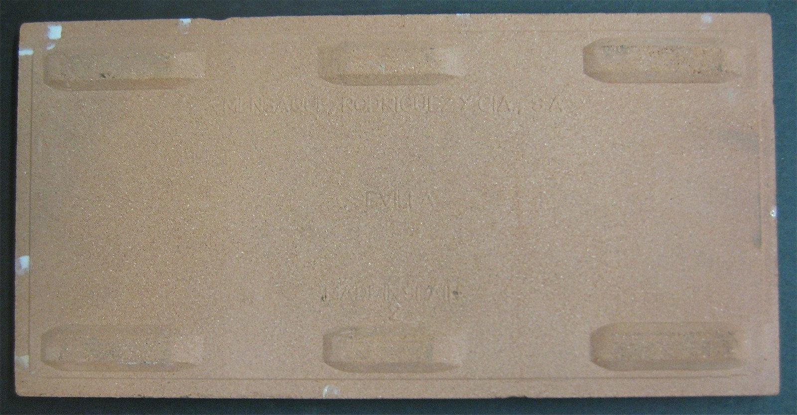 Contemporary Spanish Tile with Neoclassical Motif/Beige & White