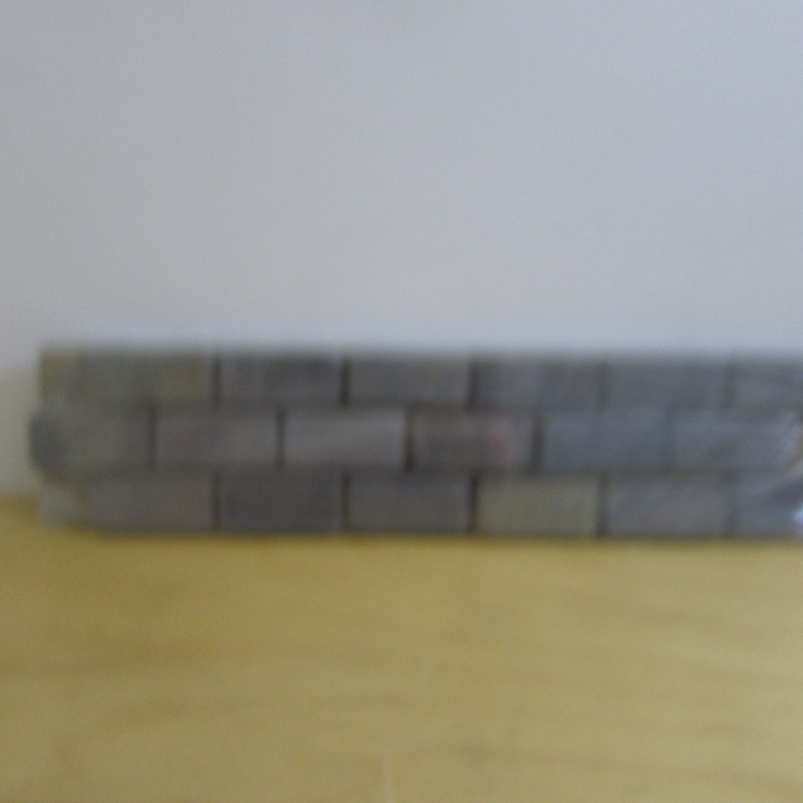 Multi Slate Natural Stone Mosaic Listello Tile 3-in x 12-in