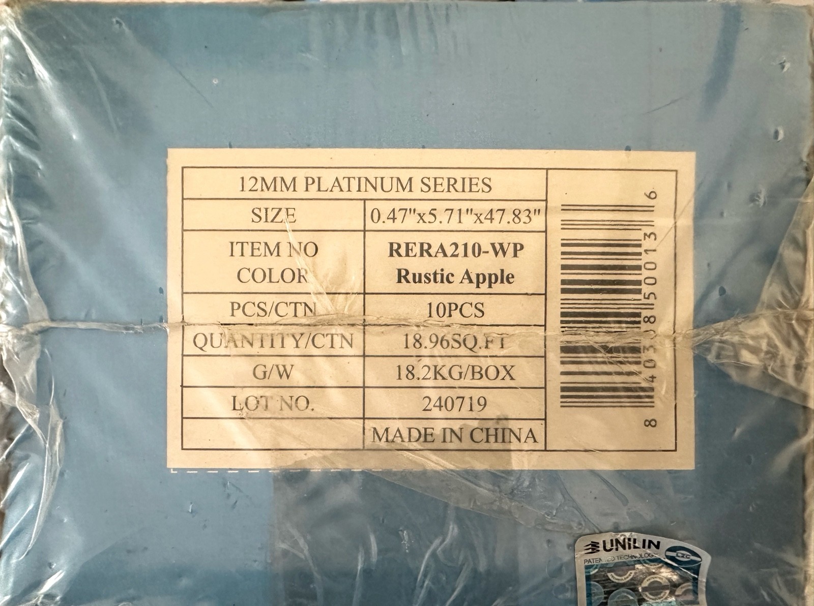 Platinum Rustic Apple Laminate Flooring (8 boxes)