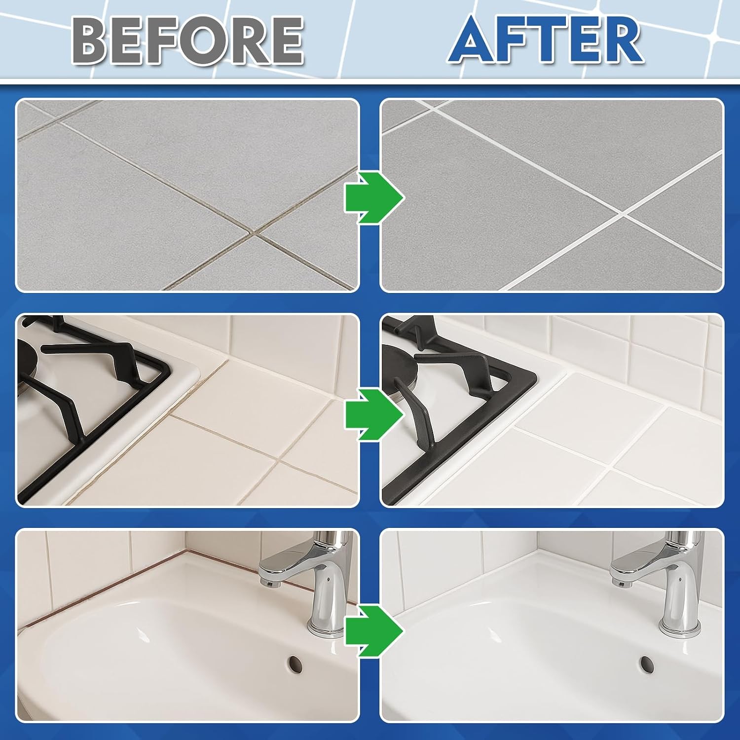 Grout Repair Pen White Tile Filler Sealer Bathroom Kitchen Fast Dry
