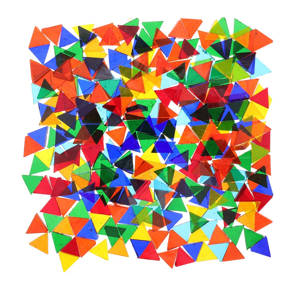 1 Set Reusable Mosaic Craft Tiles for DIY Art Iridescent Glass Pieces