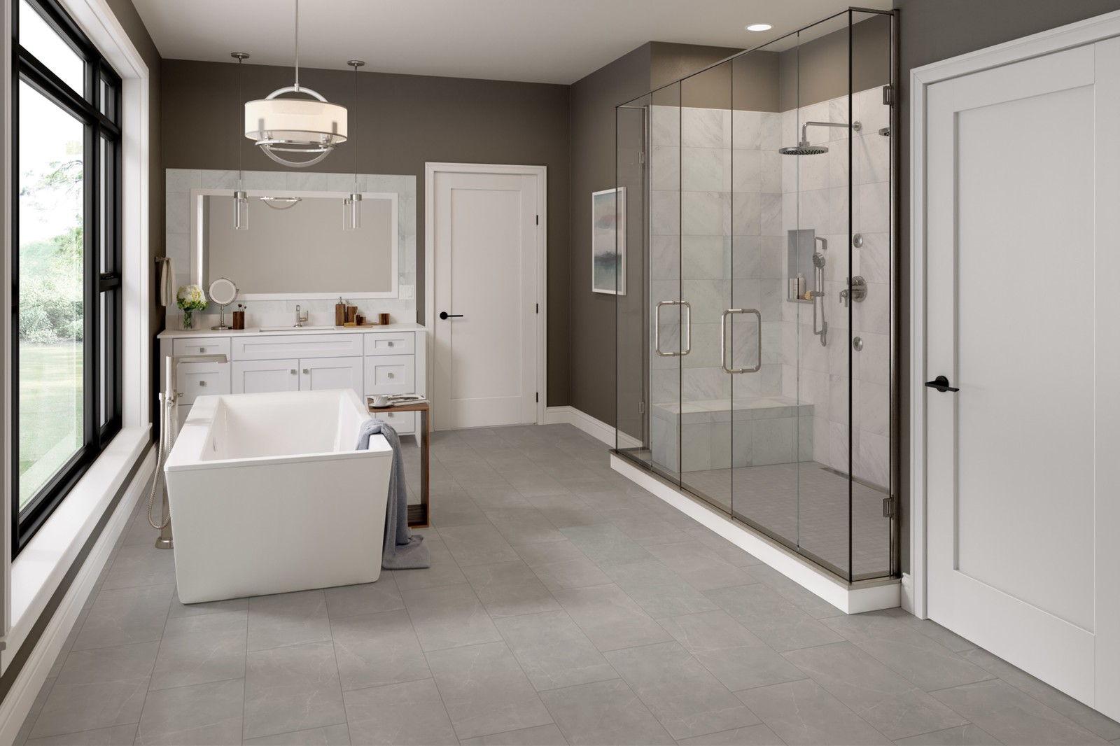 Emser Tile F20STER-1224 Sterlina II – 12″ x 24″ Rectangle Floor – White