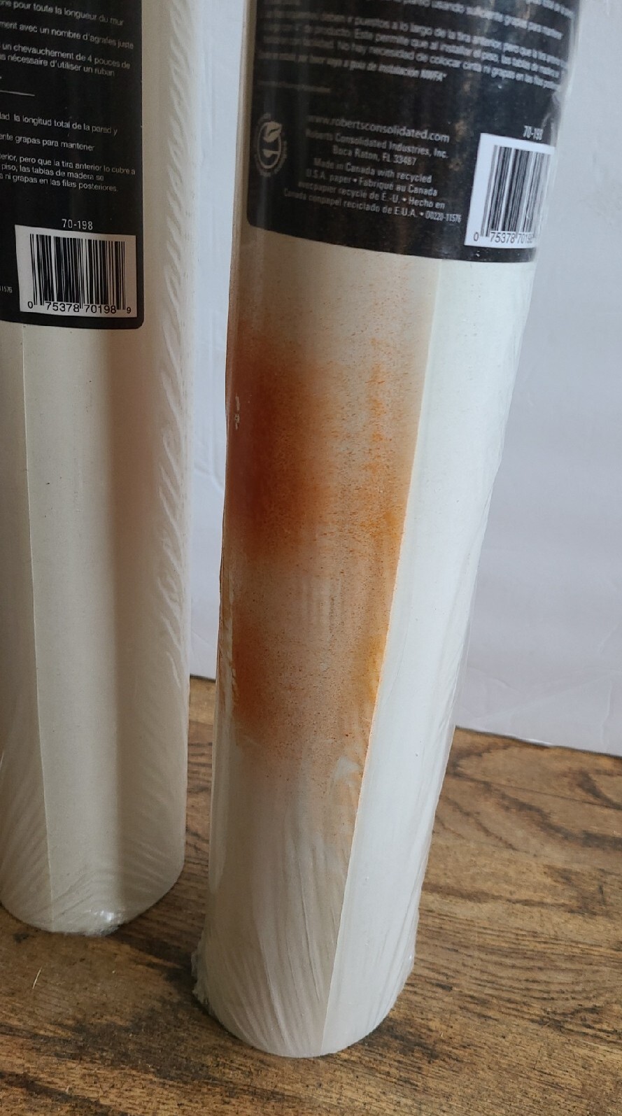 ROBERTS 70-198 Silicone Moisture Barrier 200 sq 31.5 in. x 76.25 ft. Lot of 4