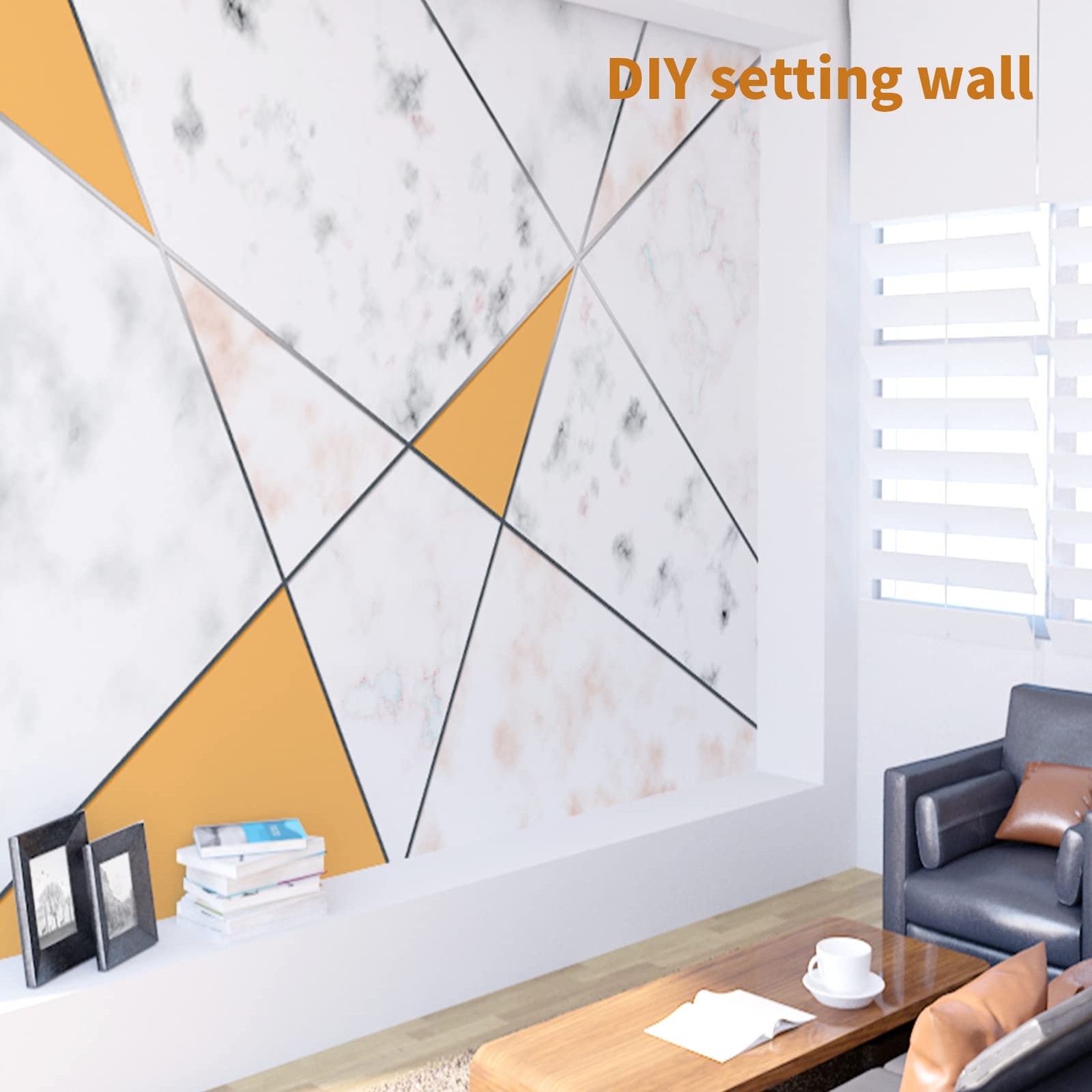 30 Ft Peel & Stick Trim, Flexible & Self-Adhesive Molding for Walls, Edges, B…
