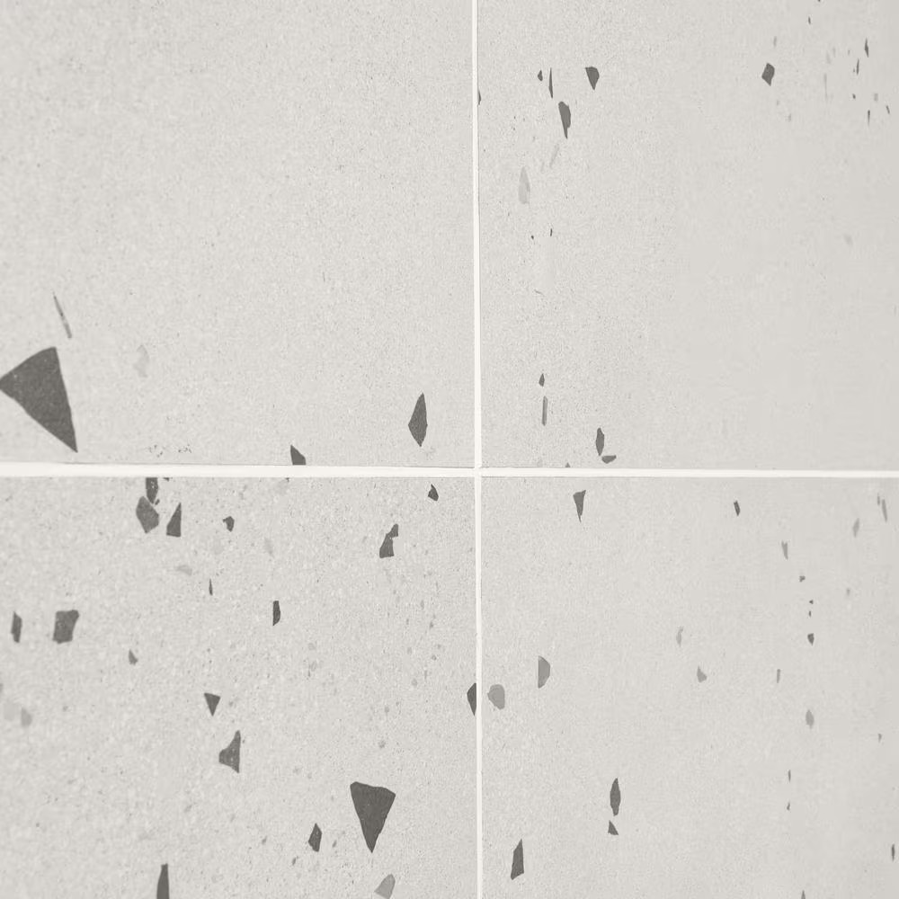 Bryant Ice White 23.4 In. X 47 In. Matte Porcelain Cement Look Floor and Wall Ti