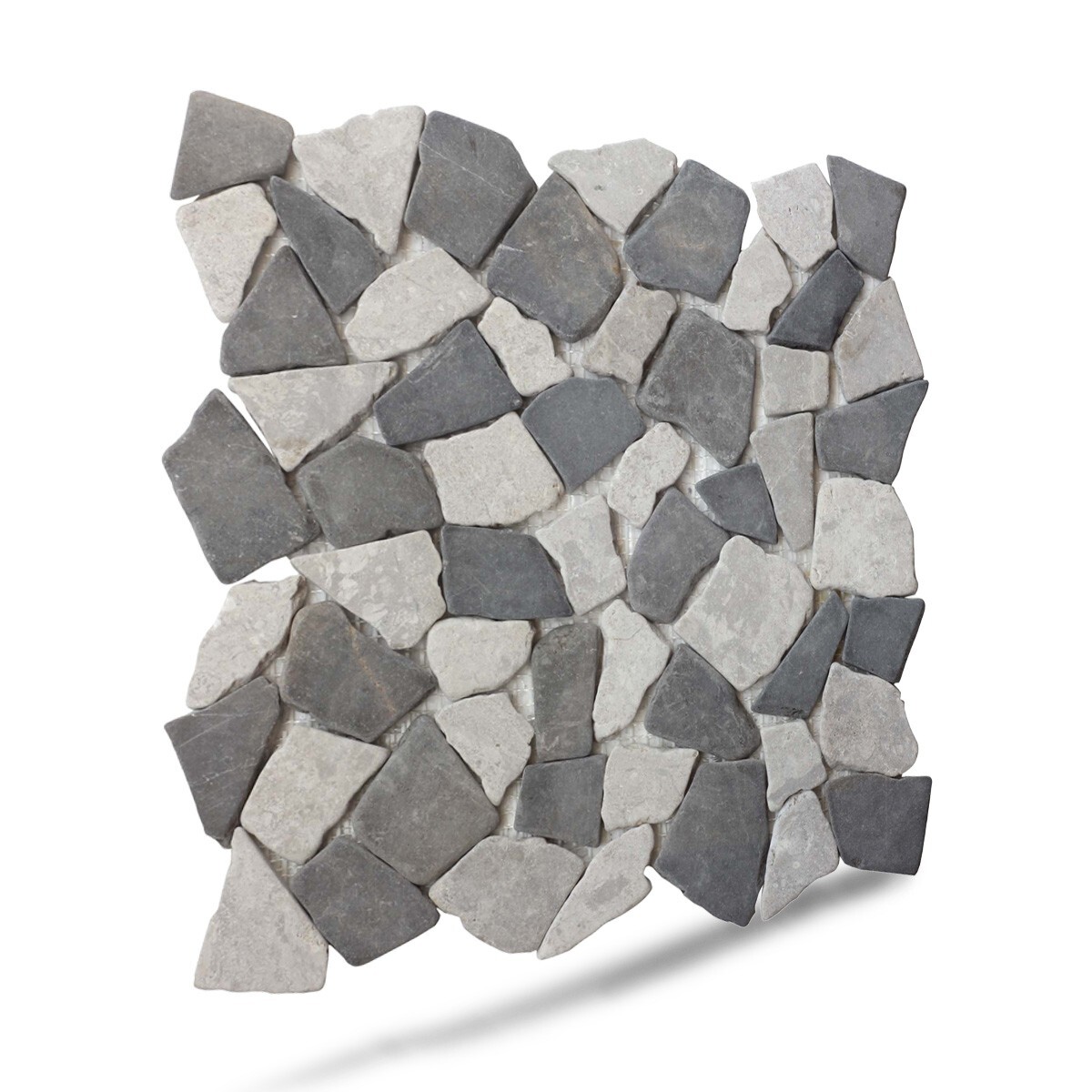 Stone Grey Random Mosaic Wall & Floor Tile ($10.45/SqFt)