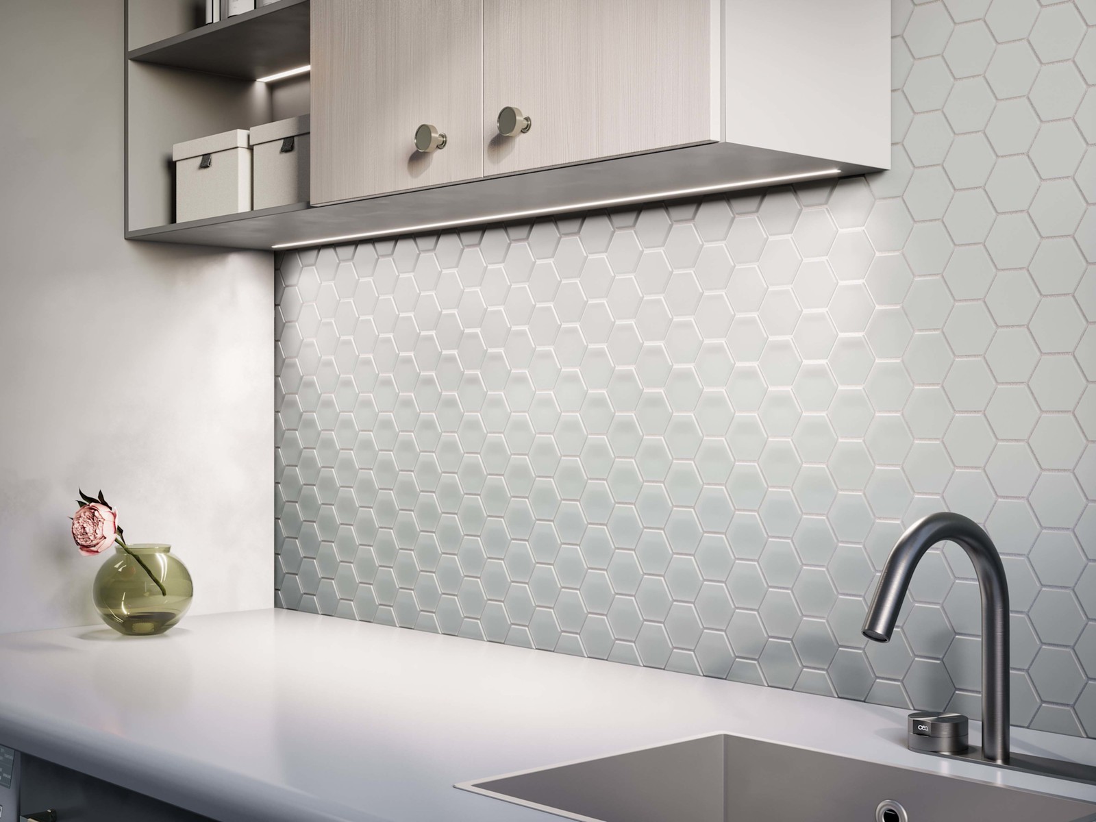 Cruz Bay Studio MKT2854 3 inch Beehive – 10″ x 12″ Geometric – Carbon Matte