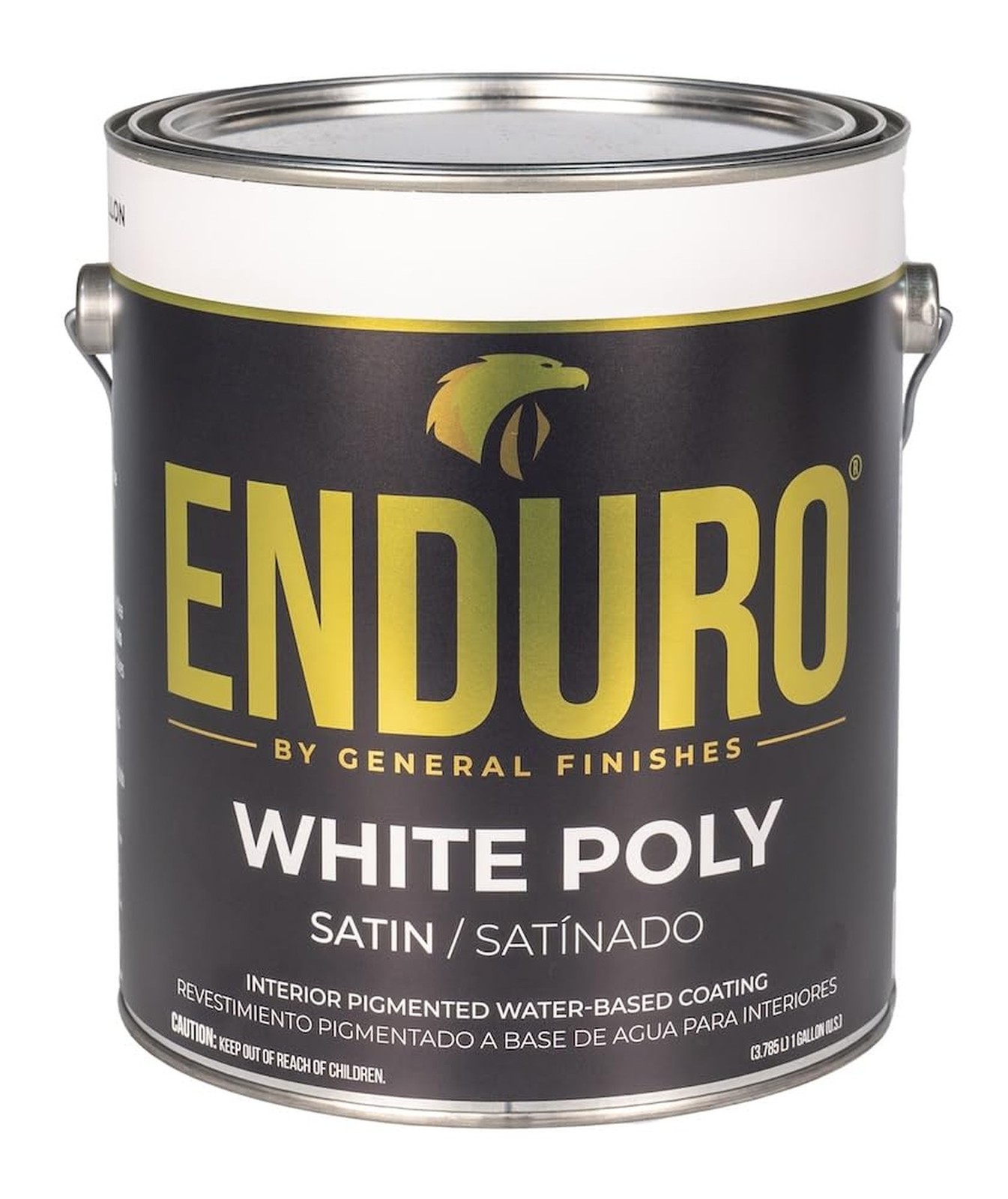 General Finishes Water Based White Poly, 1 Gallon, Satin 128 Fl Oz (Pack of 1)