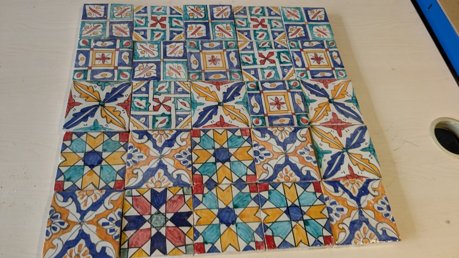 25x Moroccan Zellige Mosaic Tiles Rrp225 50x50cm2 End of Line