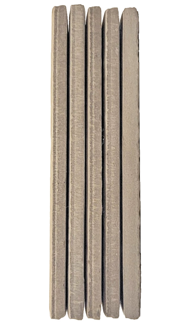 Beige Ceramic Tiles 5.75″ x 5.75″ Rectified Edge (Lot of 5) Smooth Modern Finish