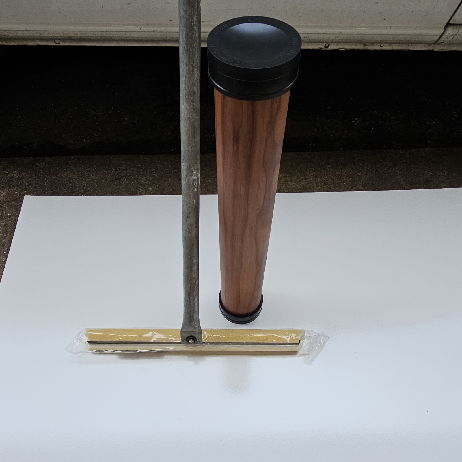 T-bar Hardwood Floor Applicator Cover/ Sleeve for DURATOOL BONA In WALNUT