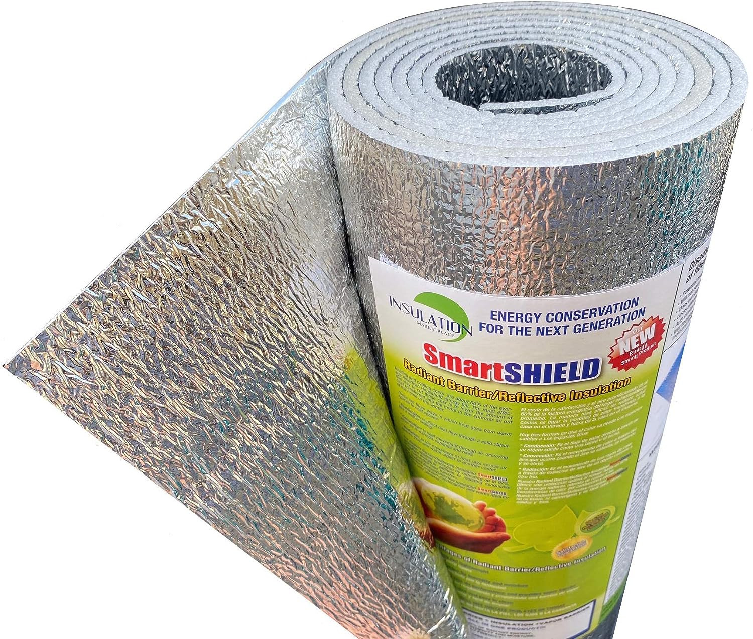 INSULATION MARKETPLACE SmartSHIELD -3mm 24inx10Ft ReflectiveINSULATION Roll, Foa