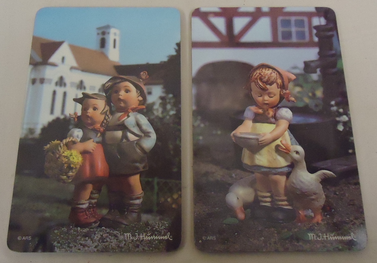 Ricolor M.J. Hummel Tile Picture 10in x 6in West Germany Set of 2