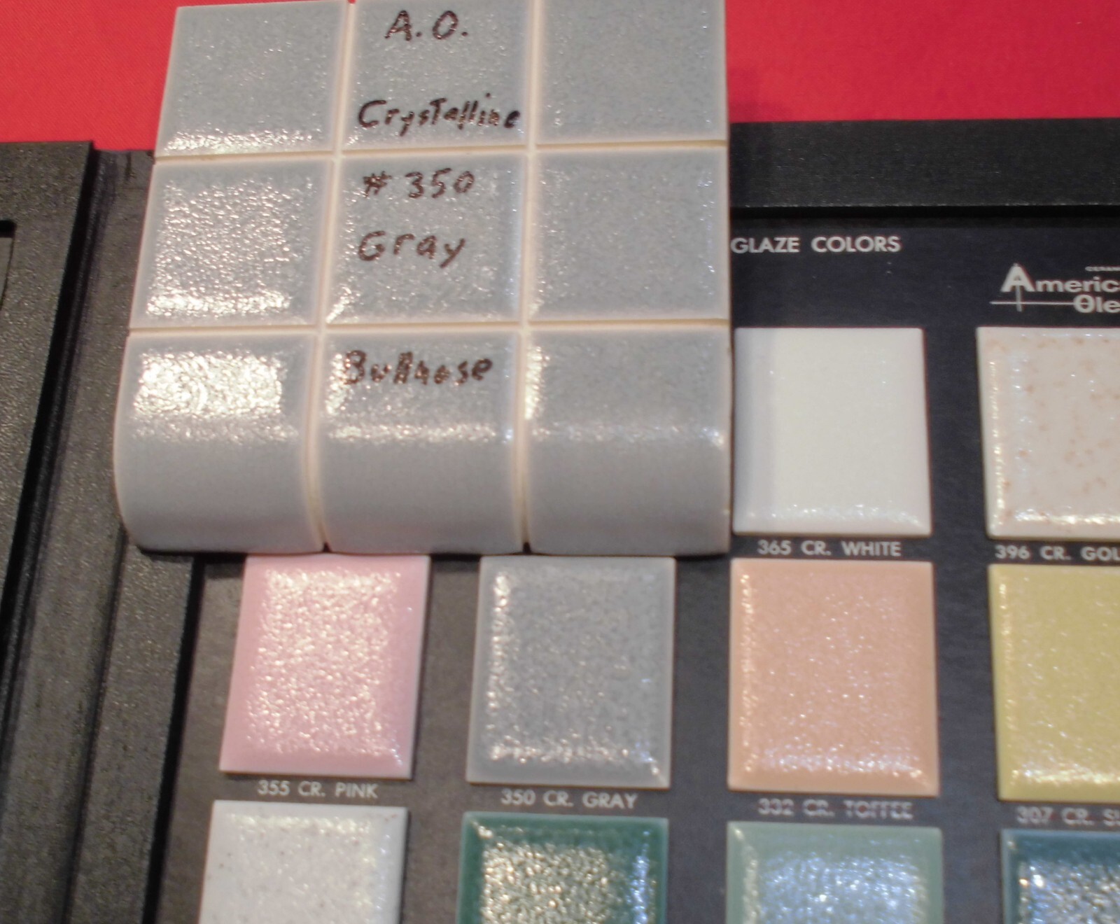 Crystalline Gray: Radius Bullnose Ceramic Tile 4-1/4″ American Olean, Scored 9th