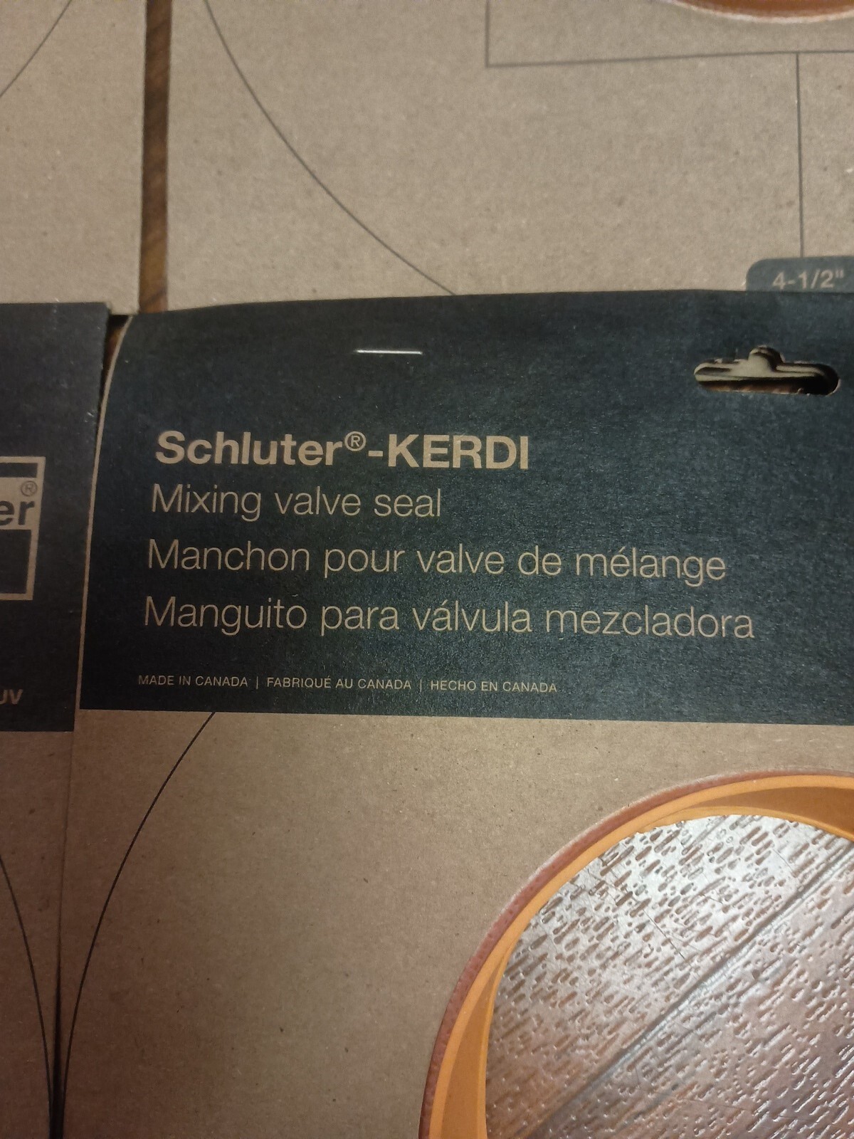 7x Schluter Kerdi Mixing Valve Seal 4-1/2″ KMSMV235/114/UV free shipping