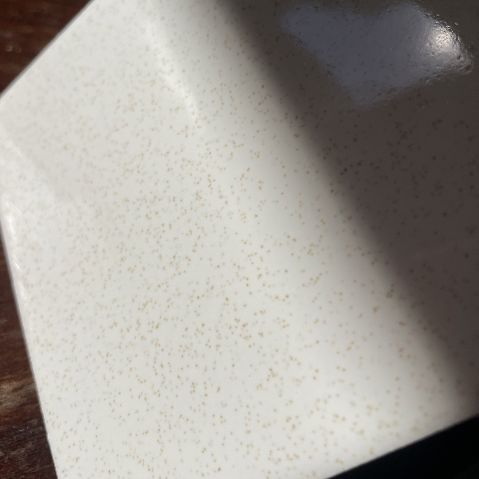 1 Wall Tile USA 4-3/8″ Vintage Gloss Brown Speckled Oatmeal