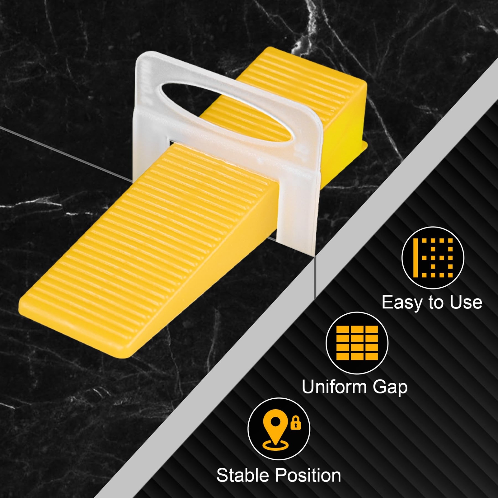 Tile Leveling System Clips 1/8 Inch (3mm) 100Pcs Tile Spacers Leveling Clips …
