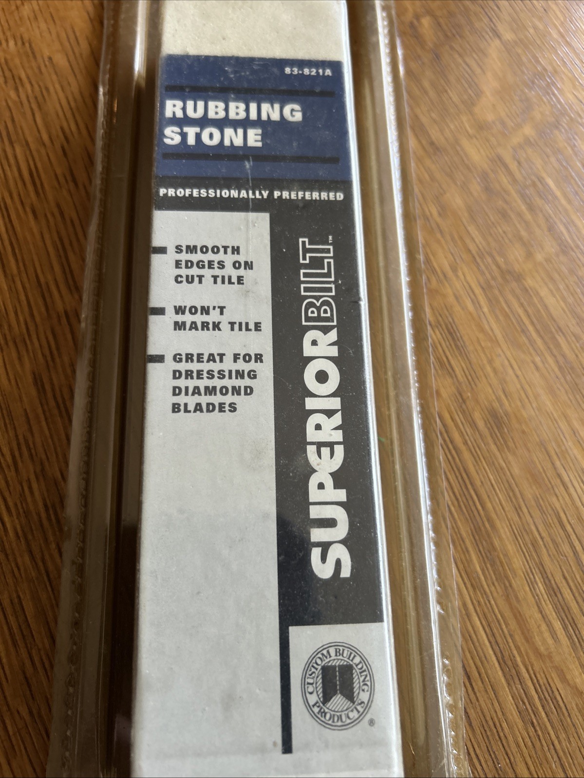 SuperiorBilt Rubbing Stone Used to Smooth Rough Edges on Cut Tile and Stone