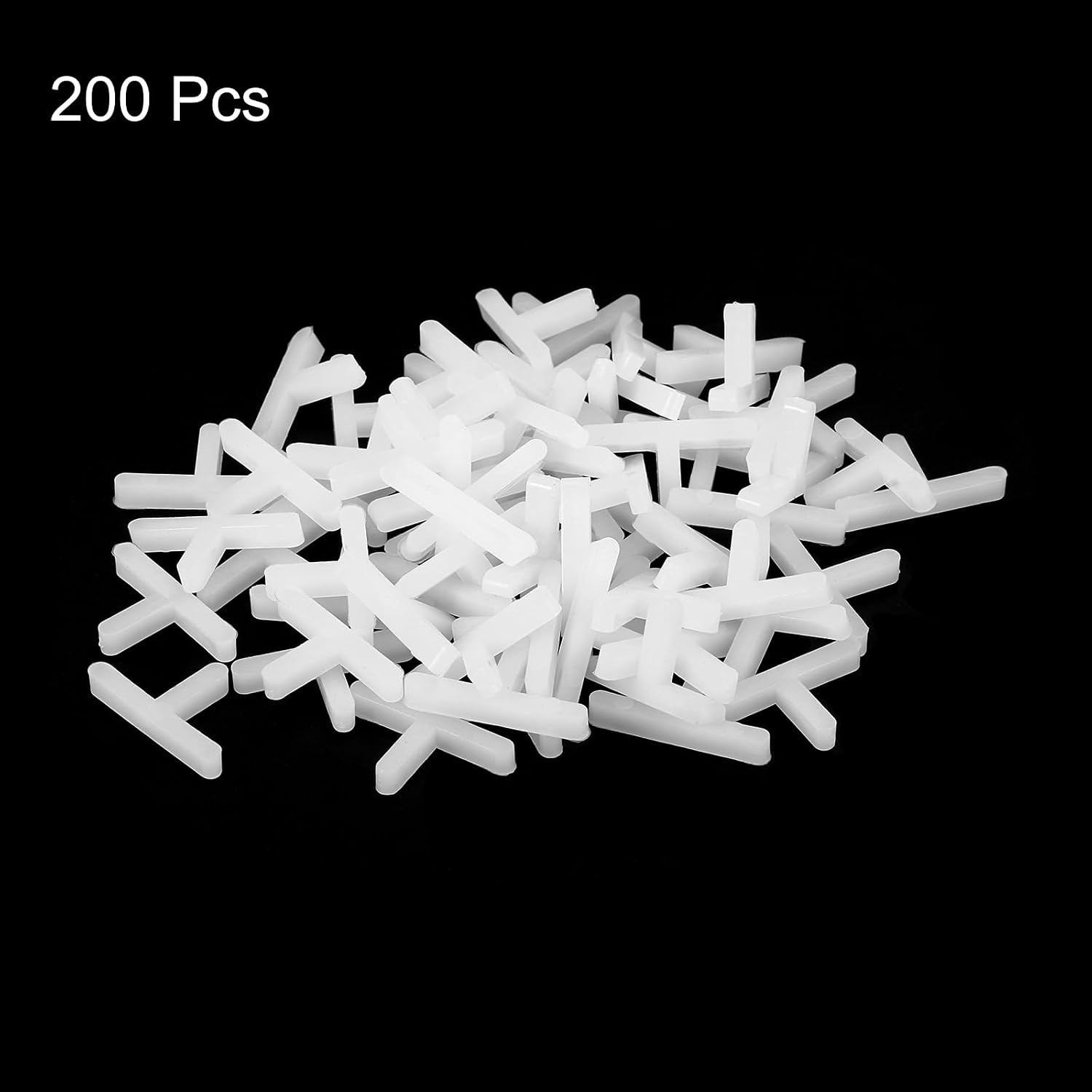 200Pcs Wall Floor Tile Plastic T Shape Spacers Tiling Tools 2.5Mm 3/32″ Tile Spa
