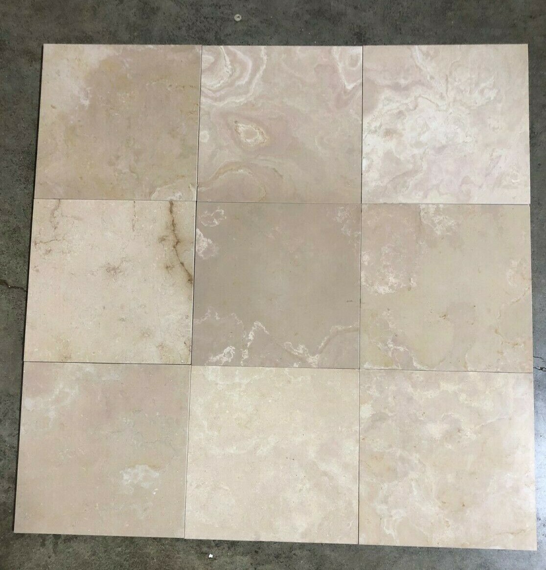 12×12 Tile Desert Sands Marble Remodel Stone Floor Kitchen BOX OF 10 TILES T-60