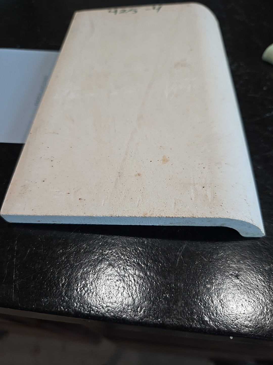 Vintage 6 1/8″ X 3 7/8″ Cove Base Blue NOS Tile