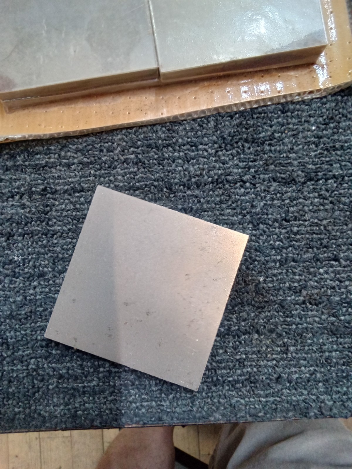 Lot of 10 Micrometals ZPFLOORSHLD Floor Shield Tile 3.5 x 3.5″ I349-38/.315 New