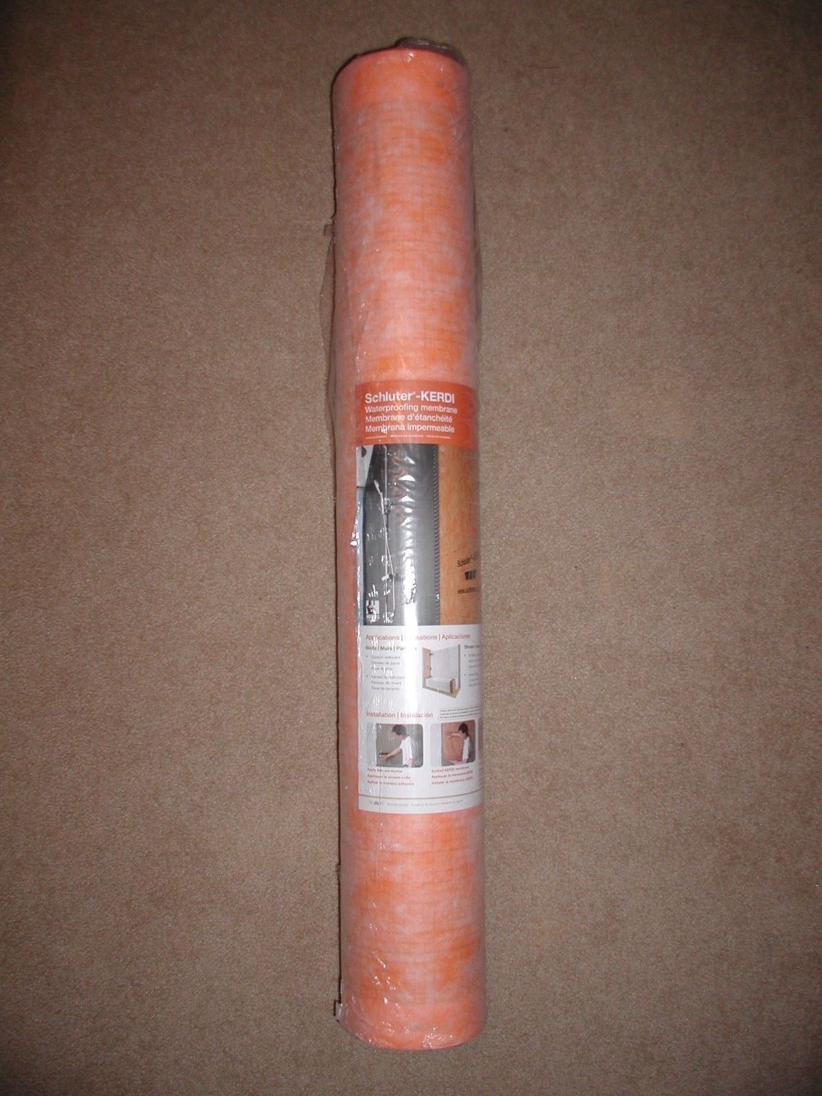 Kerdi Waterproof Membrane Schluter 108 Sq Ft