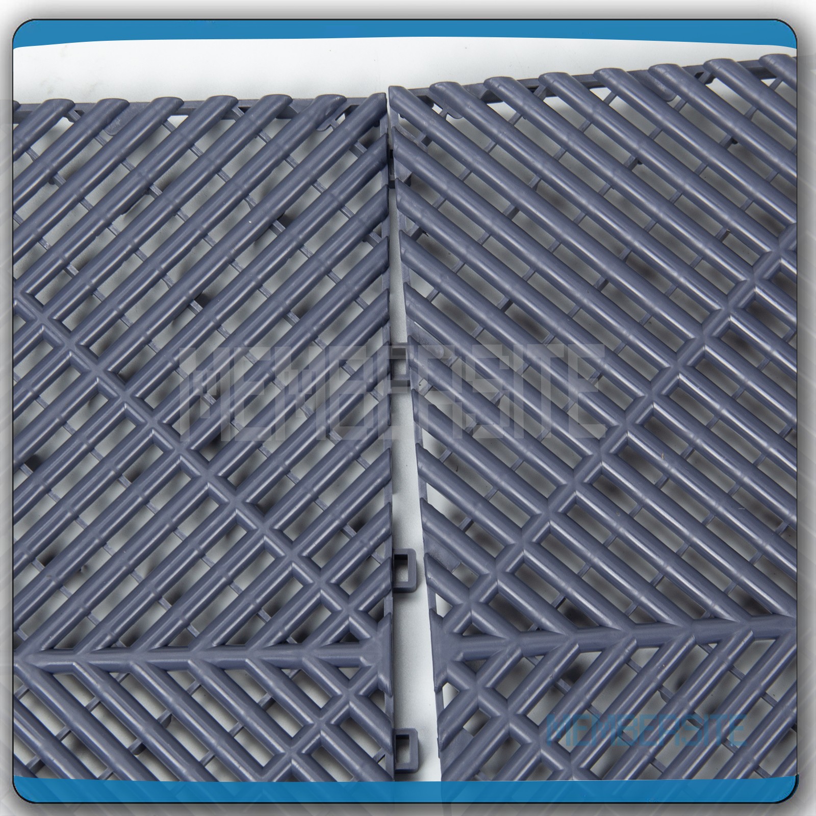 25 Packs Interlocking Garage Floor Tiles 15.75” x 15.75” Vented Water Drainage