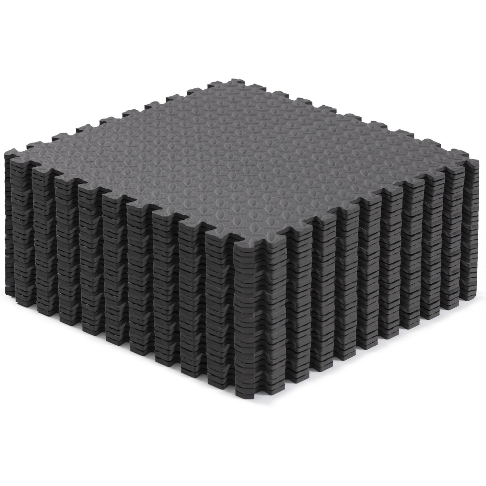 Yes4All EVA Interlocking Foam Floor Tiles with Border 120 SQFT